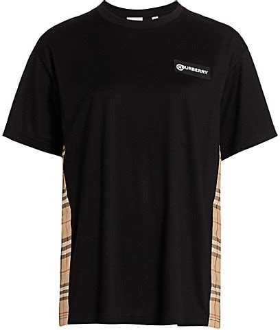 Burberry Carrick Check Inset Tee 